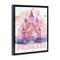Stupell Industries Pastel Princess Castle Floating Frame By Jesse Keith